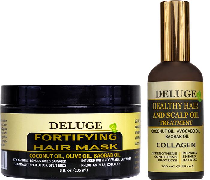 DELUGE COSMETICS -  Hair Mask + Hair Oil