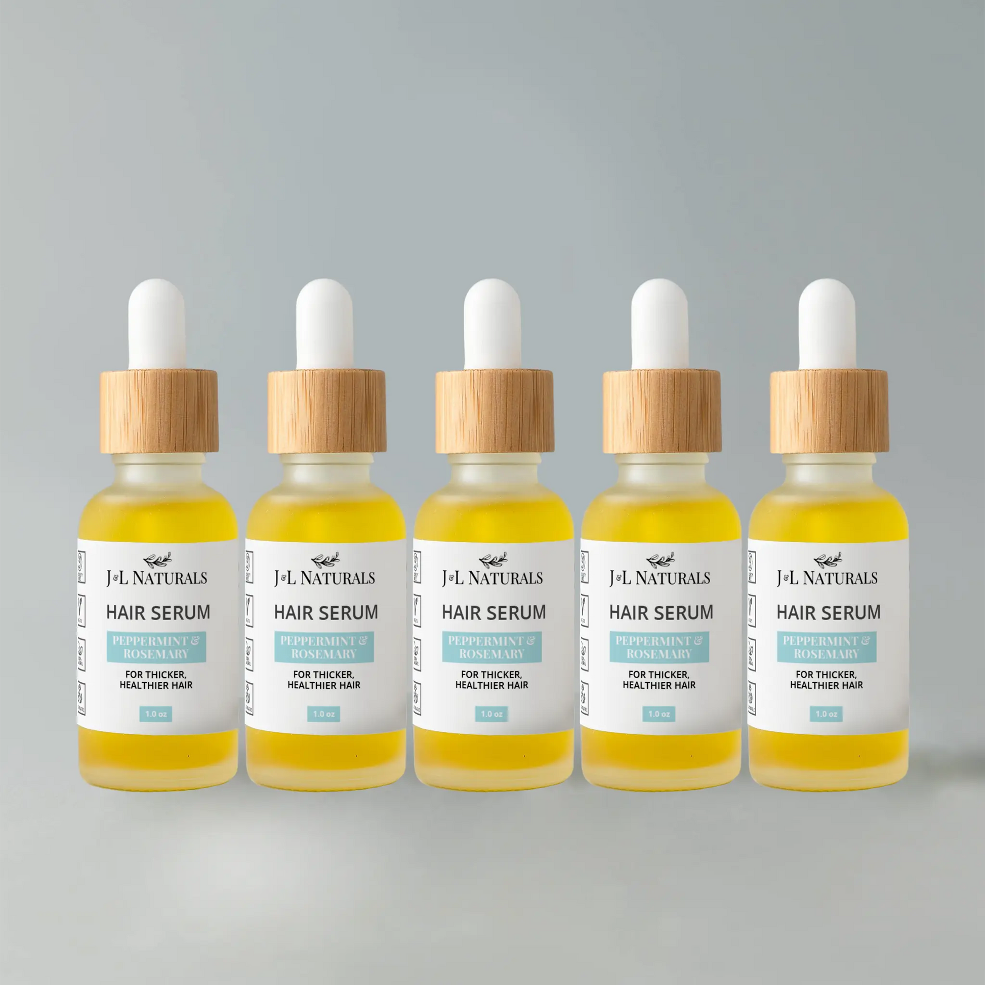 AND L NATURALS - Hair Serum Bundle (5-Pack) J and L Naturals