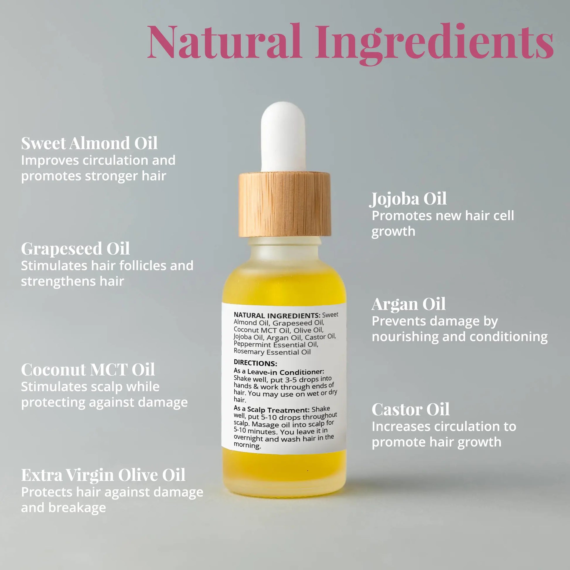AND L NATURALS - Hair Serum Bundle (5-Pack) J and L Naturals