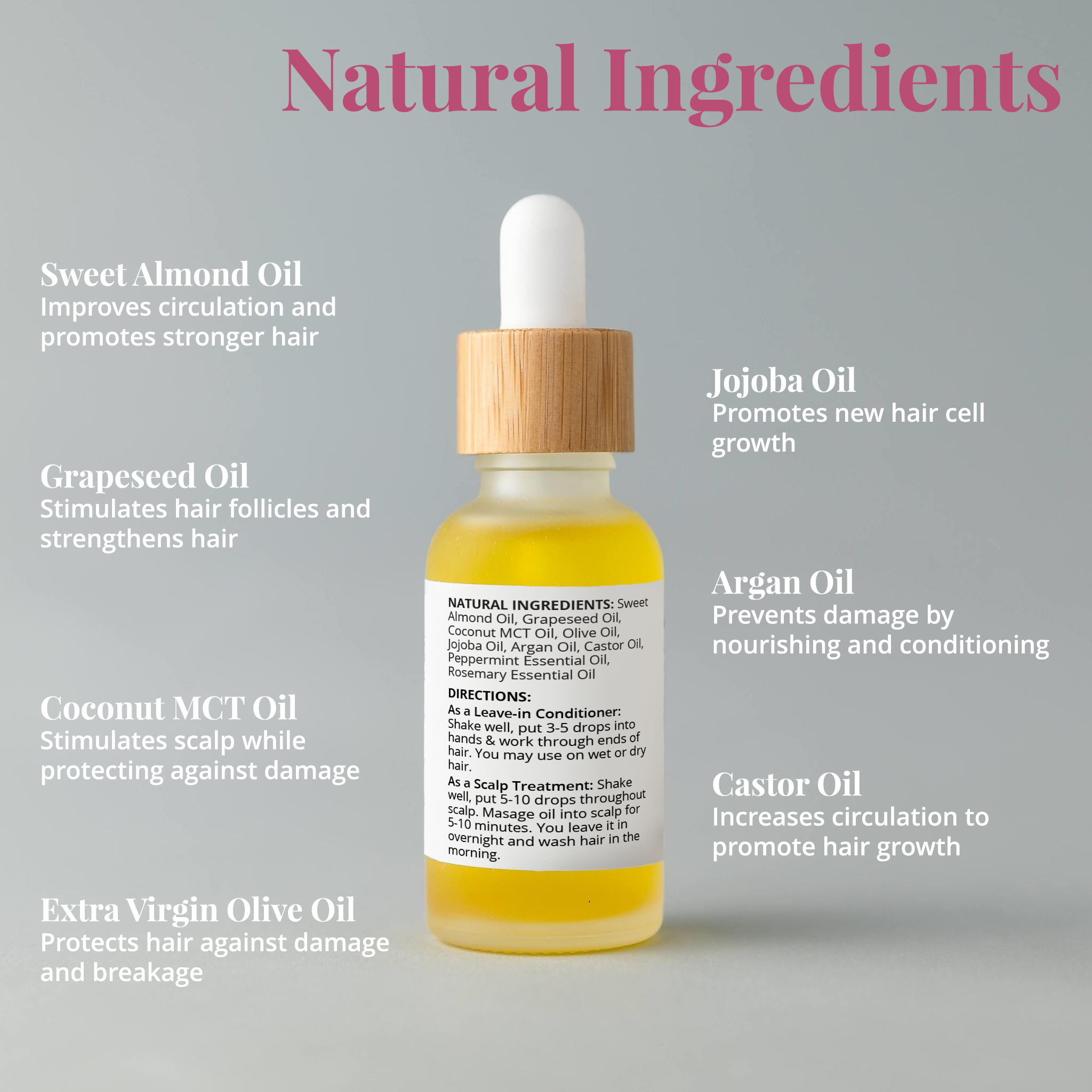 AND L NATURALS - Hair Serum Bundle (5-Pack)