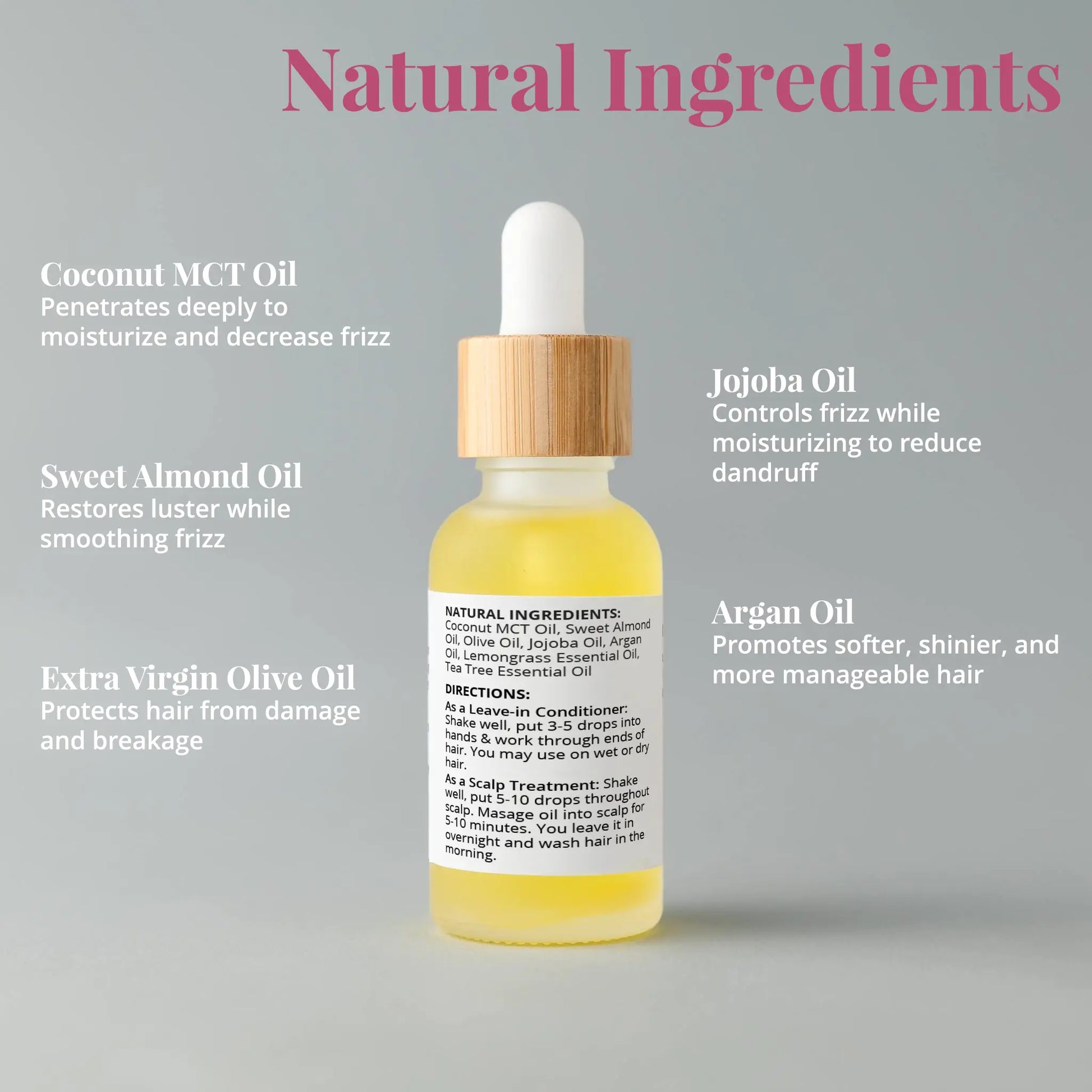 AND L NATURALS - Hair Serum Bundle (5-Pack) J and L Naturals