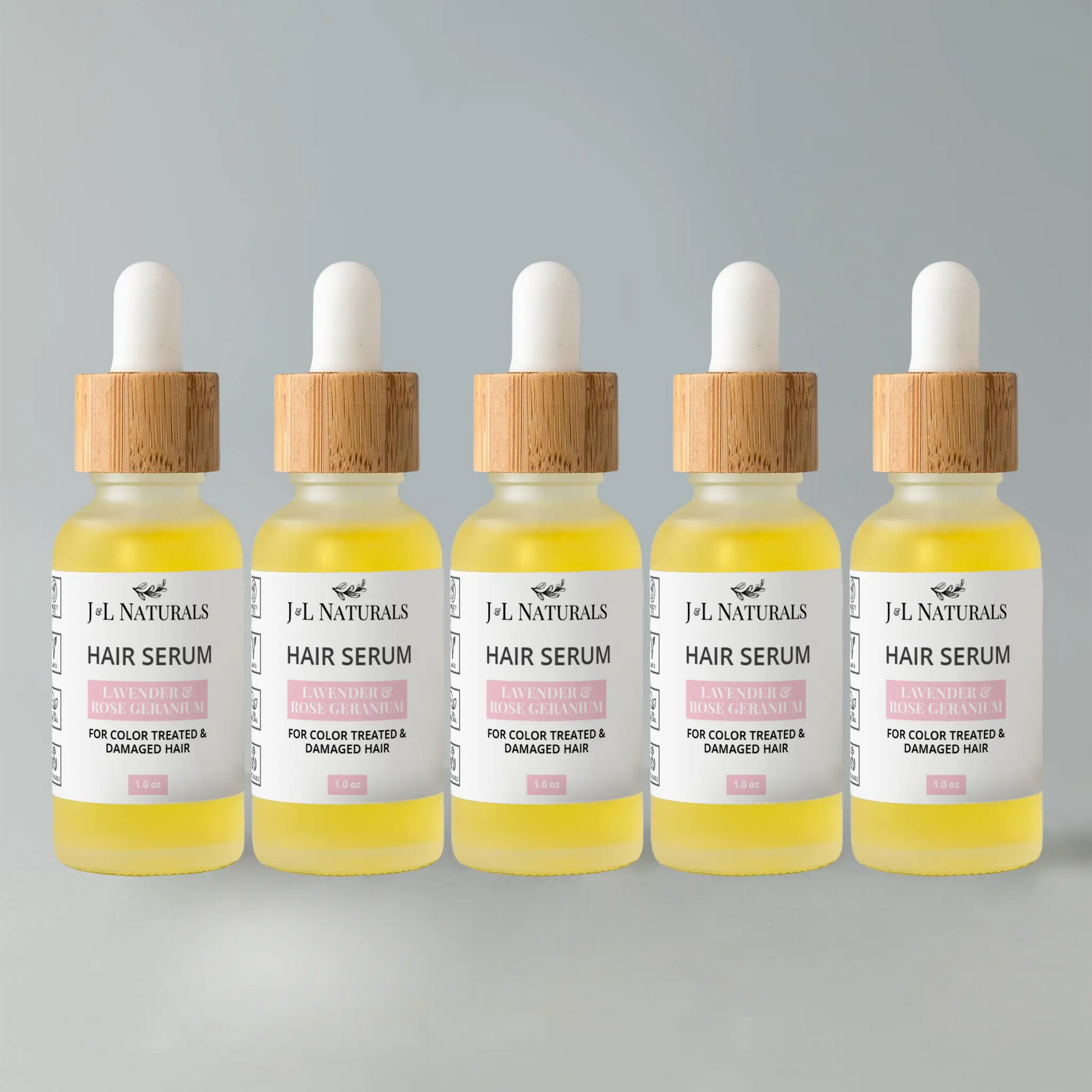 AND L NATURALS - Hair Serum Bundle (5-Pack) J and L Naturals