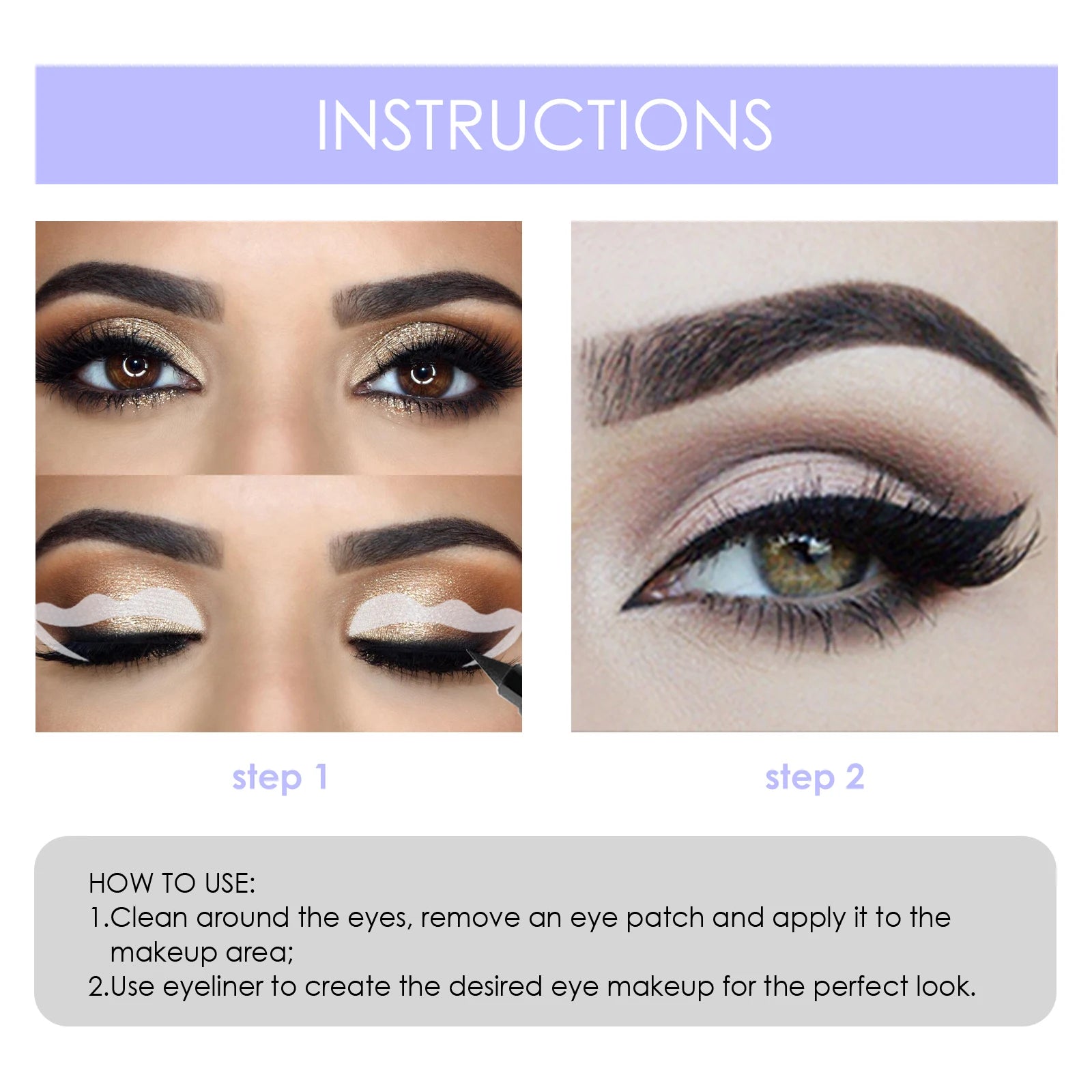 JAYSUING BEGINNER EYELINER ASSIST TEMPLATE — quick eyeliner tool for beginners