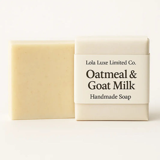 LOLA LUXE GOAT & OATMEAL MILK HANDMADE SOAP – Nourishing Lux Lola Luxe Limited Co.