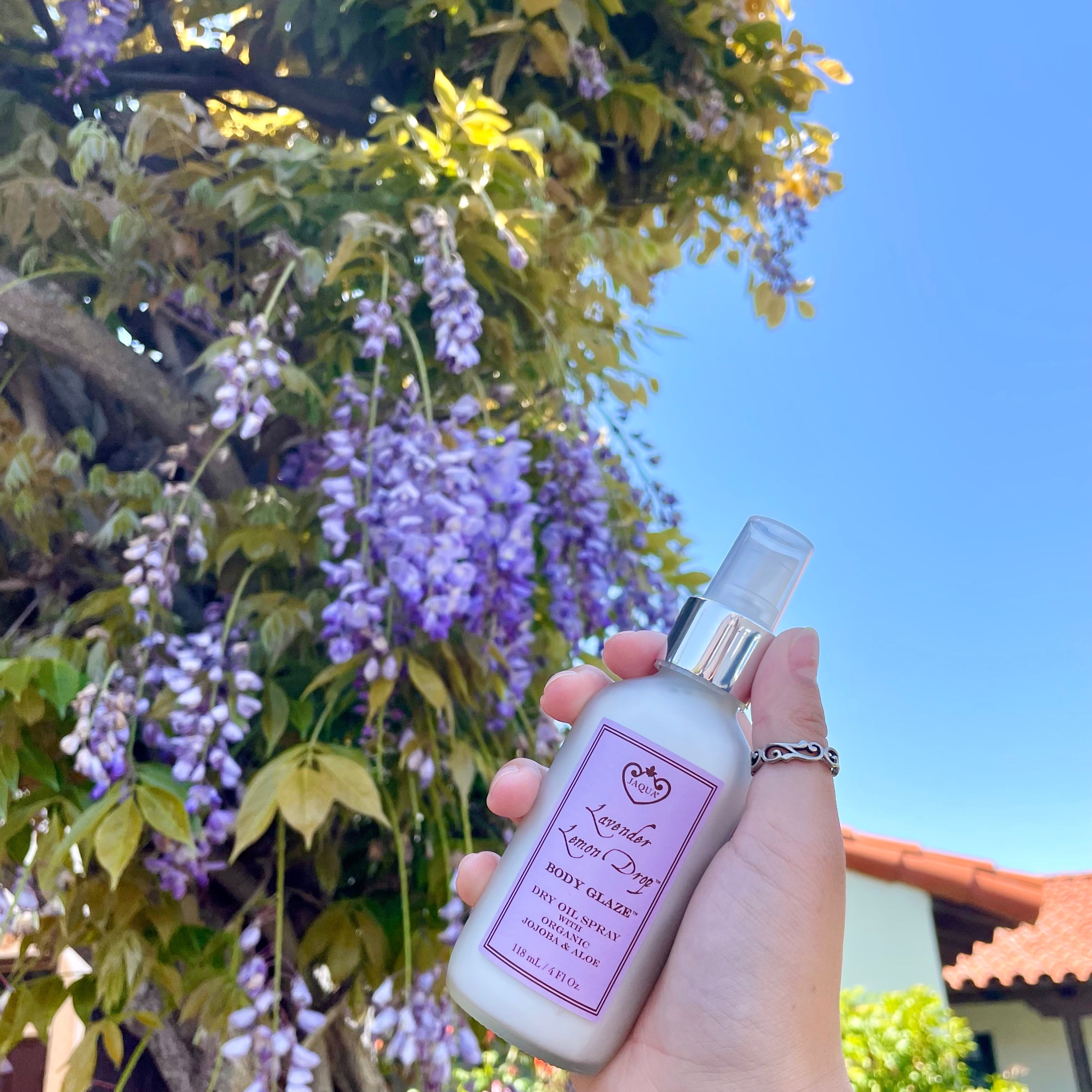 JAQUA LAVENDER LEMON - Drop Body Glaze Dry Oil Spray
