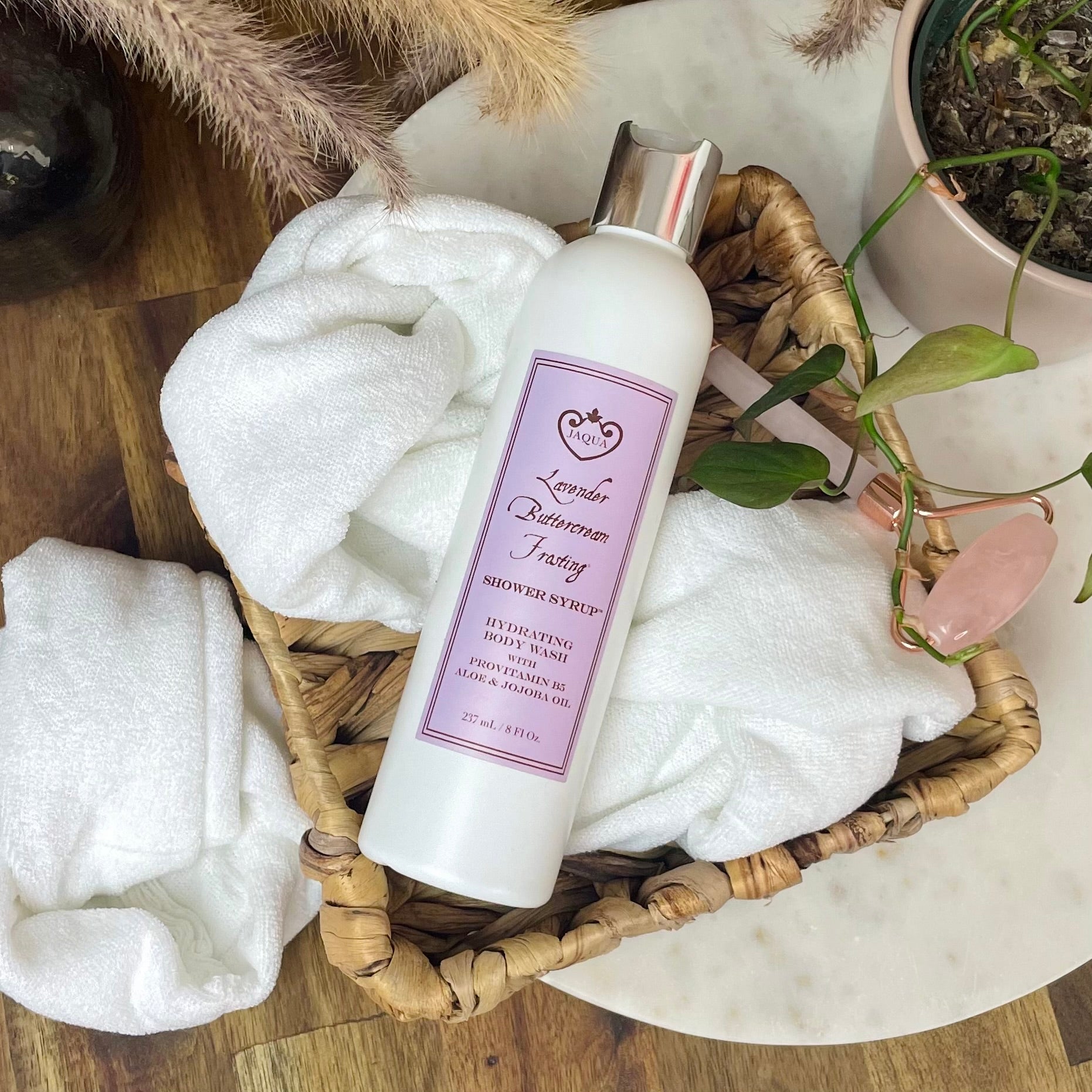 JAQUA LAVENDER BUTTERCREAM BODY WASH – Vegan Shower Syrup & Hydrating Shampoo