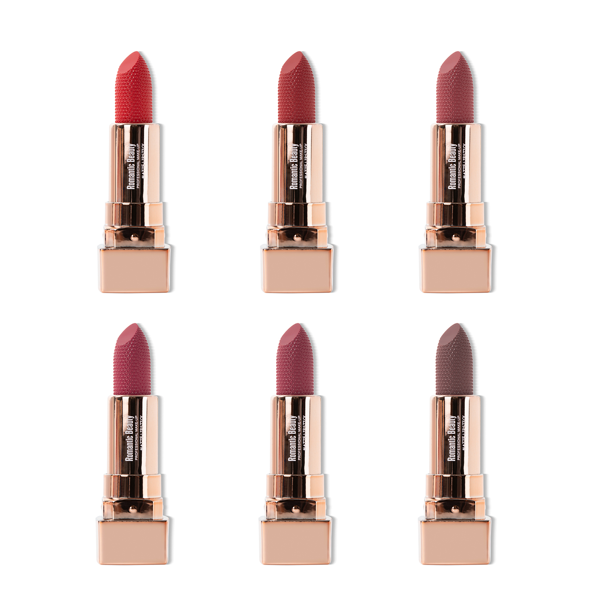 ROMANTIC BEAUTY LUSCIOUS MATTE LIPSTICKS — Red Hydrating, Long-Lasting Matte Finish