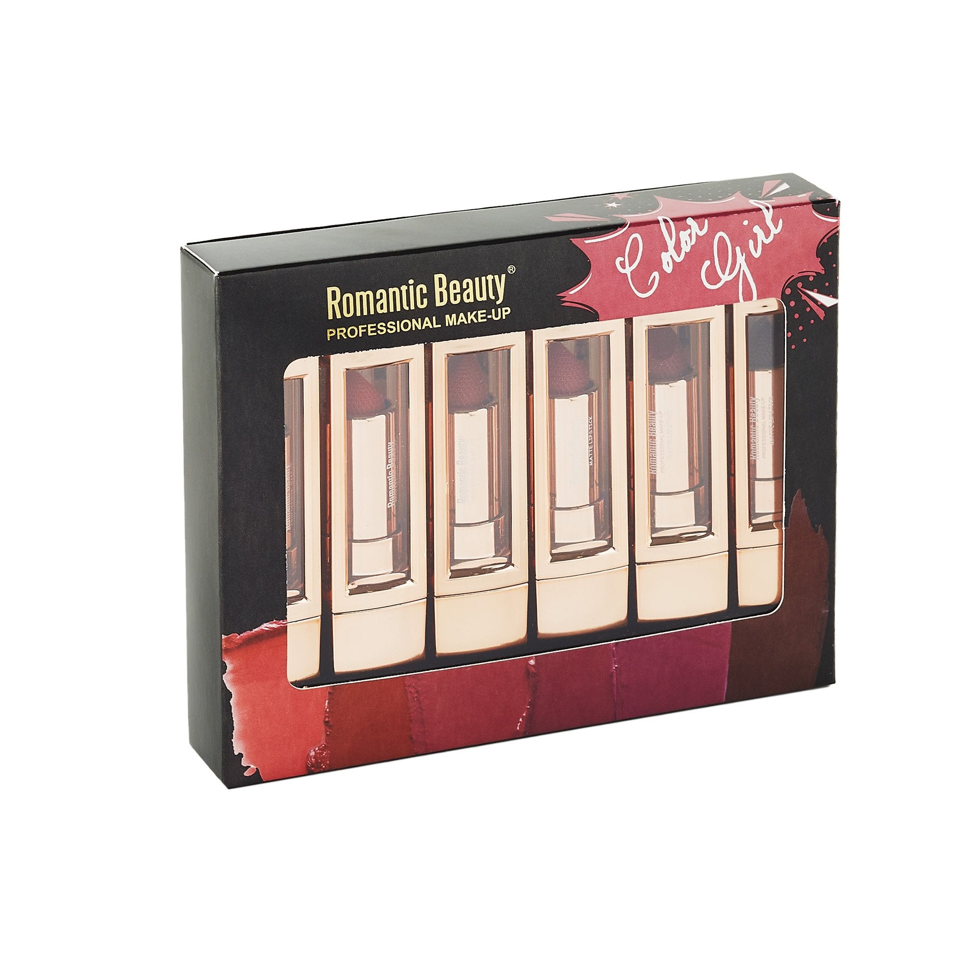 ROMANTIC BEAUTY LUSCIOUS MATTE LIPSTICKS — Red Hydrating, Long-Lasting Matte Finish