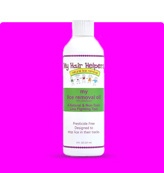 MY HAIR HELPERS NATURAL LICE REMOVAL DIMETHICONE OIL — extra-strength lice removal treatment My Hair Helpers