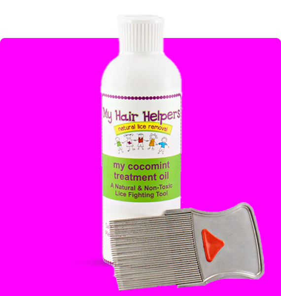 MY HAIR HELPERS COCOMINT LICE REMOVAL KIT – Oil & Comb | Natural Head Lice Solution