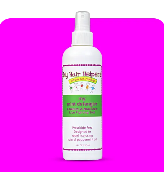 MY HAIR HELPERS NATURAL LICE REMOVAL DETANGLING CONDITIONER SPRAY— Lice Prevention &amp; Smooth, Manageable Hair My Hair Helpers