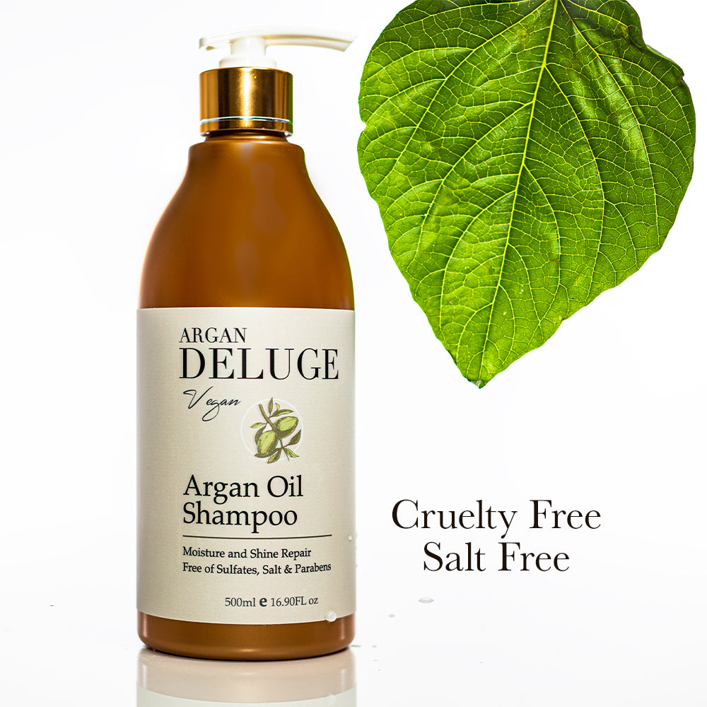 DELUGE COSMETICS ARGAN OIL MOISTURE REPAIR SHAMPOO – Nourishing Care for Radiant Hair