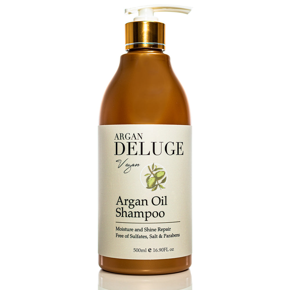 DELUGE COSMETICS ARGAN OIL MOISTURE REPAIR SHAMPOO – Nourishing Care for Radiant Hair