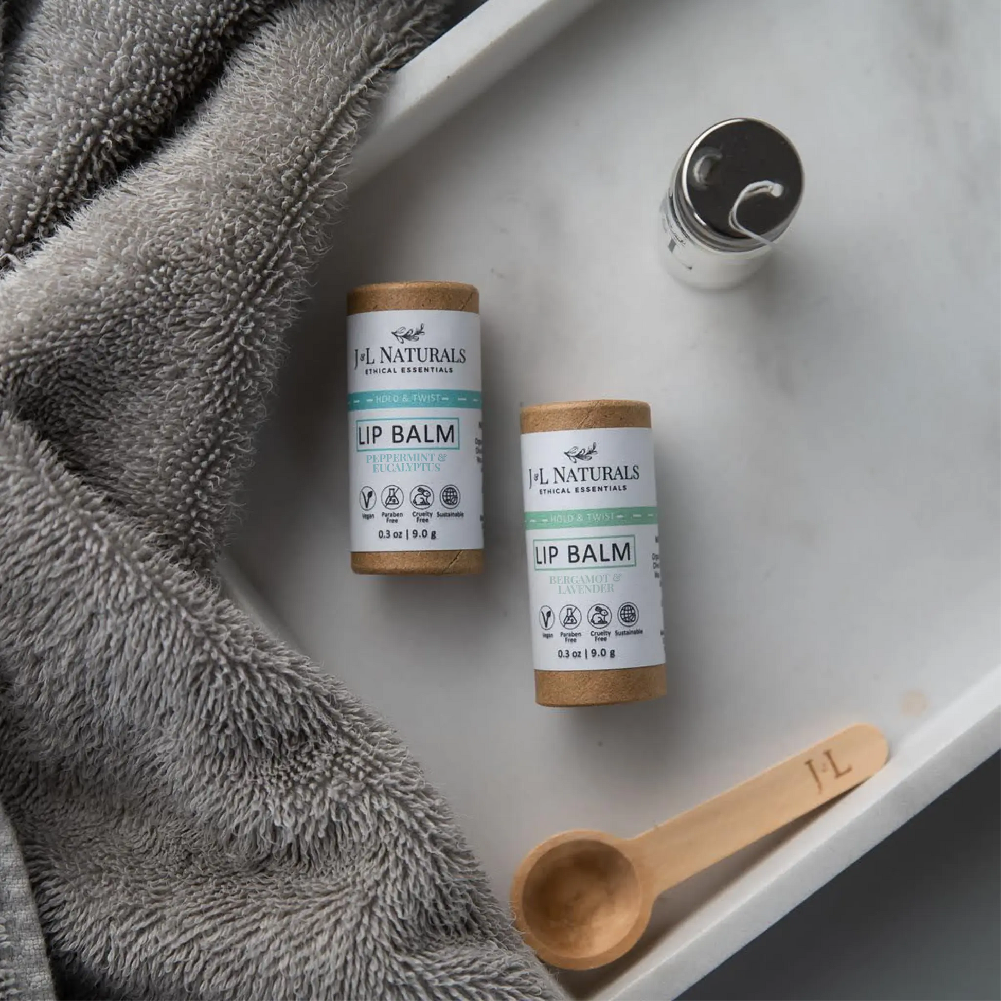 J and L Naturals LIP BALM (DUO) — natural hydration & nourishment J and L Naturals