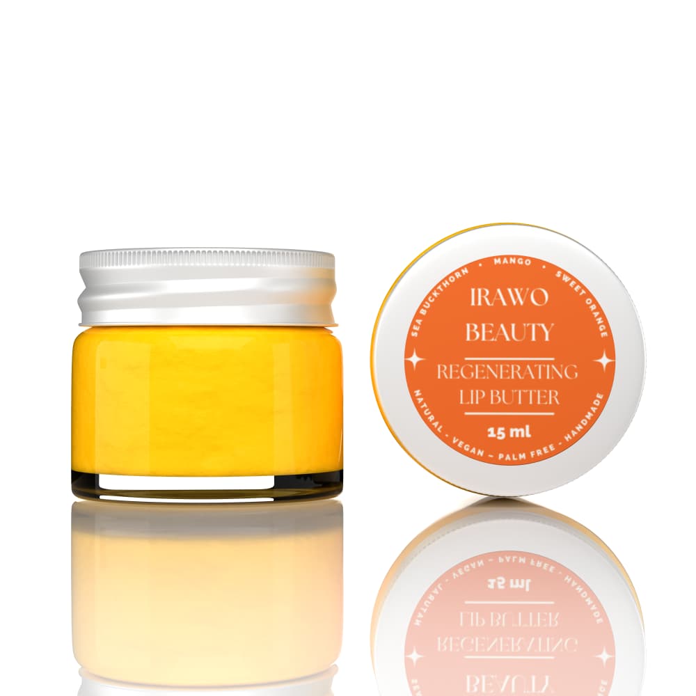 IRAWO BEAUTY REGENERATING LIP BUTTER — deep nourishment for soft, supple lips