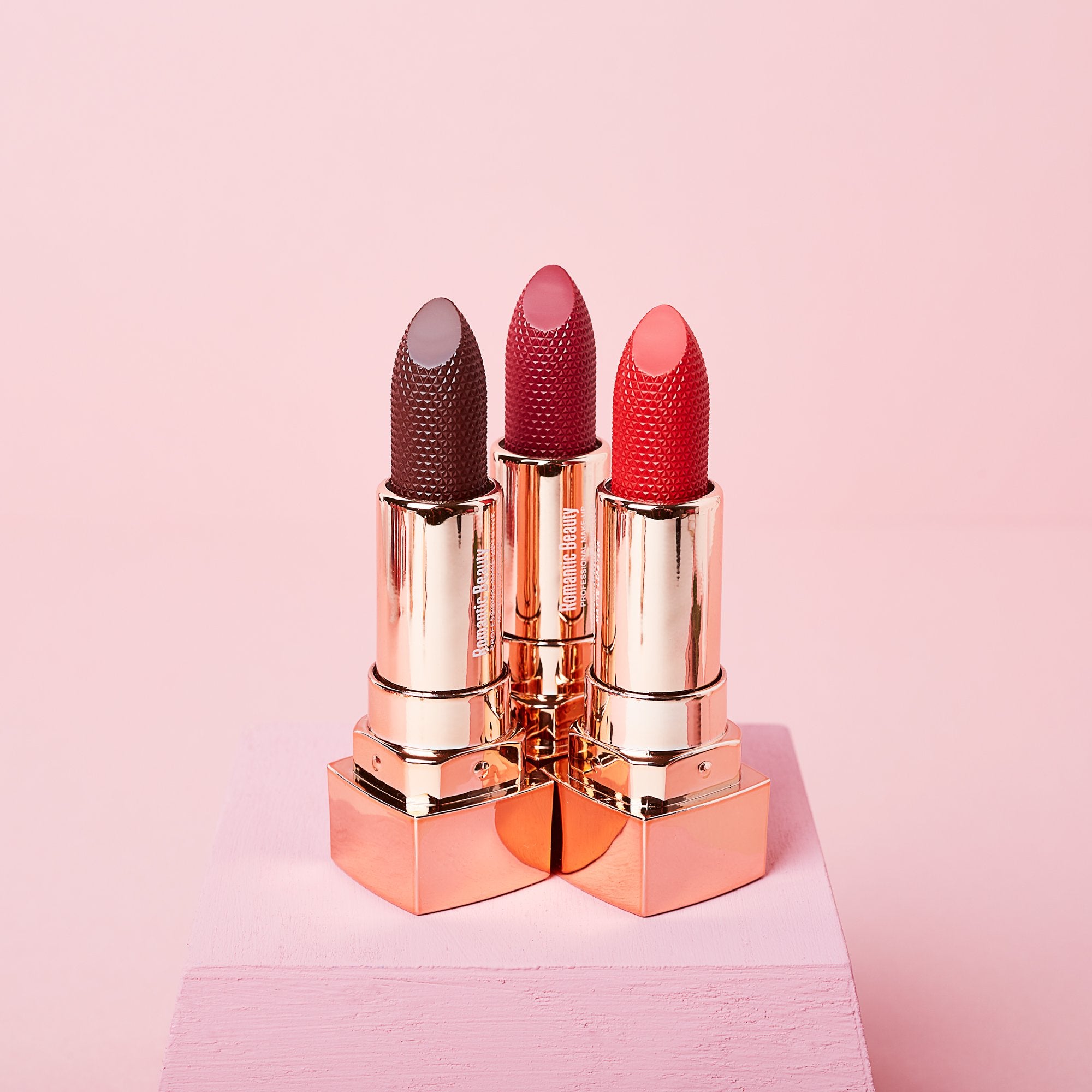 ROMANTIC BEAUTY LUSCIOUS MATTE LIPSTICKS — Red Hydrating, Long-Lasting Matte Finish