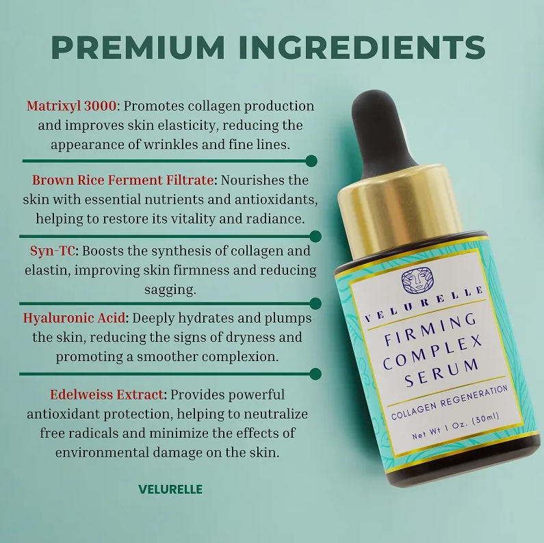 VELURELLE FIRMINGCOMPLEX SERUM – Anti-Aging & Hydration