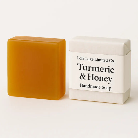 LOLA LUXE TURMERIC & HONEY GLOW SOAP – Radiant Nourishment for All Skin Types Lola Luxe Limited Co.