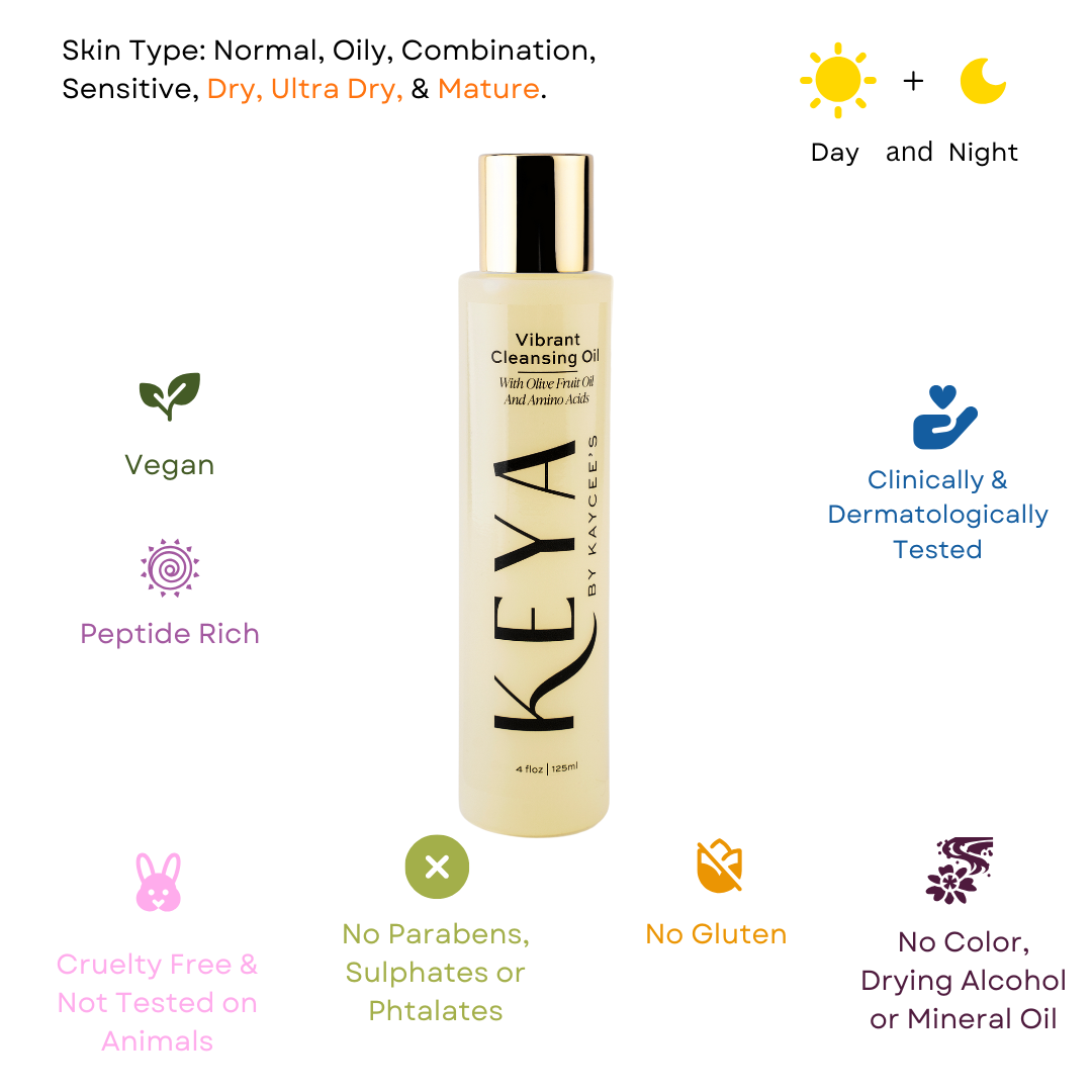 KEYA BY KAYCEE’S LIPID-INTENSIVE CLEANSING OIL – Nourishing Purifier