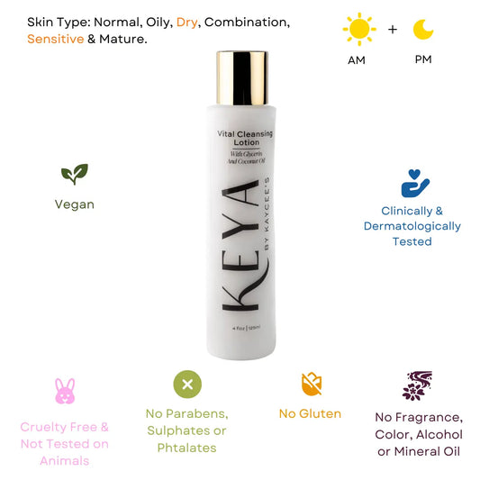 KEYA LIPID-REPLENISH CLEANSING OIL: Luxurious Purifying Oil By Kaycee's