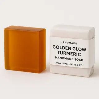 LOLA LUXE GOLDEN GLOW TURMERIC SOAP – Radiant Skin with Soothing Nourishment Lola Luxe Limited Co.