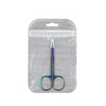 Color titanium stainless steel eyebrow scissors – professional makeup tool