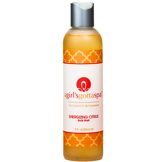 A GIRL'S GOTTA SPA! ENERGIZING CITRUS BODY WASH – a natural, cruelty-free cleanse A Girl's Gotta Spa! LLC