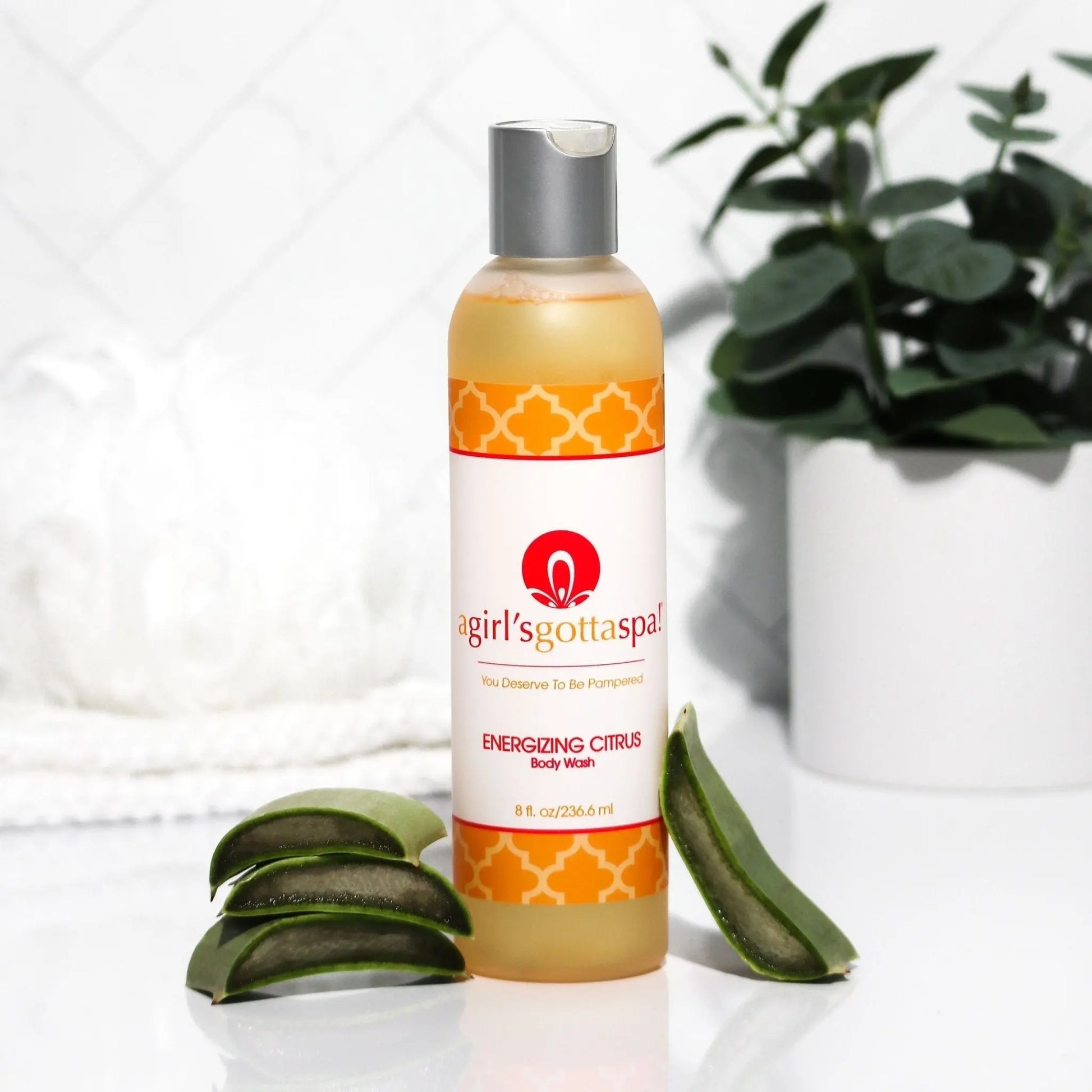 A GIRL'S GOTTA SPA! ENERGIZING CITRUS BODY WASH – a natural, cruelty-free cleanse A Girl's Gotta Spa! LLC