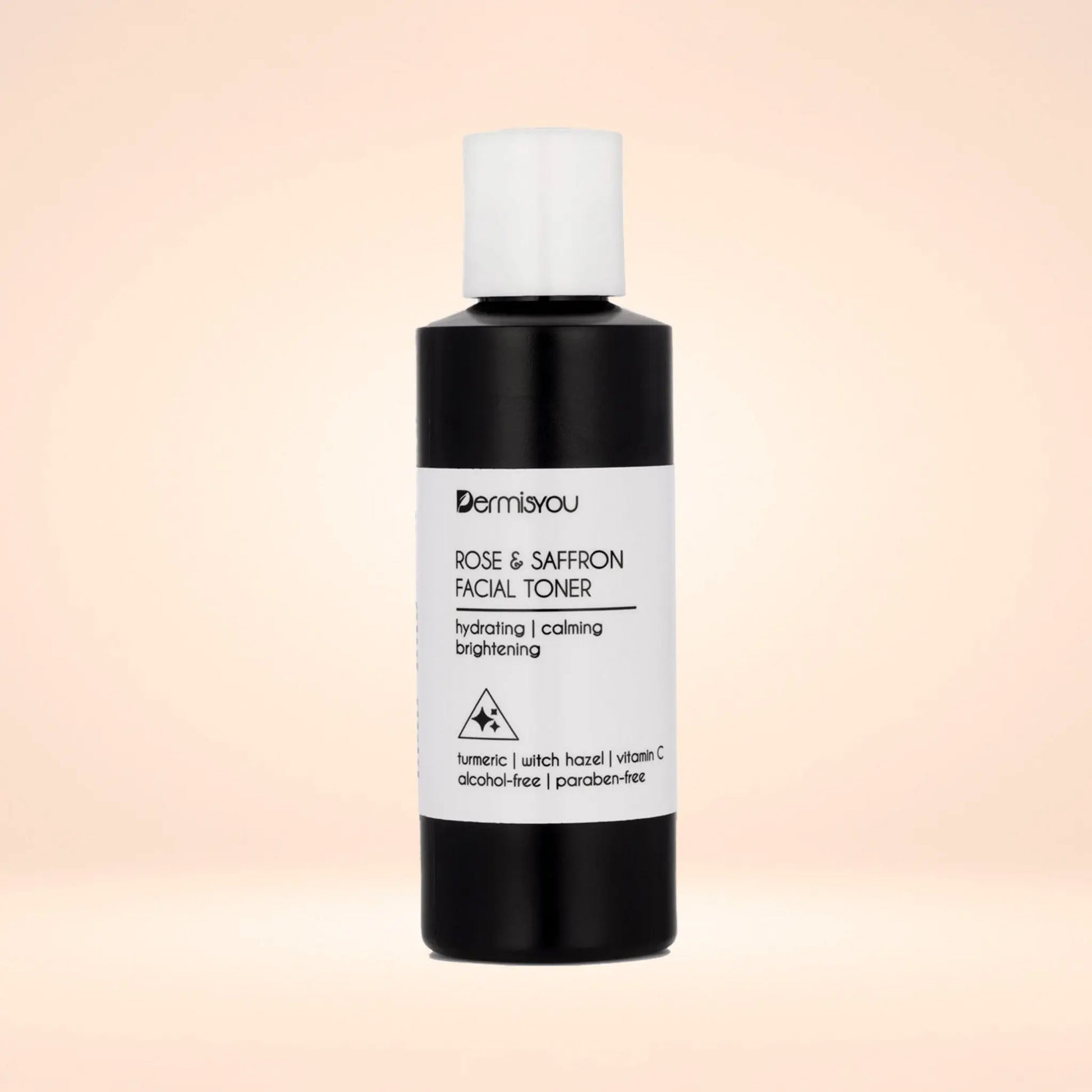 Alcohol-Free Facial Toner — Saffron &amp; Rose Water Hydration Dermisyou