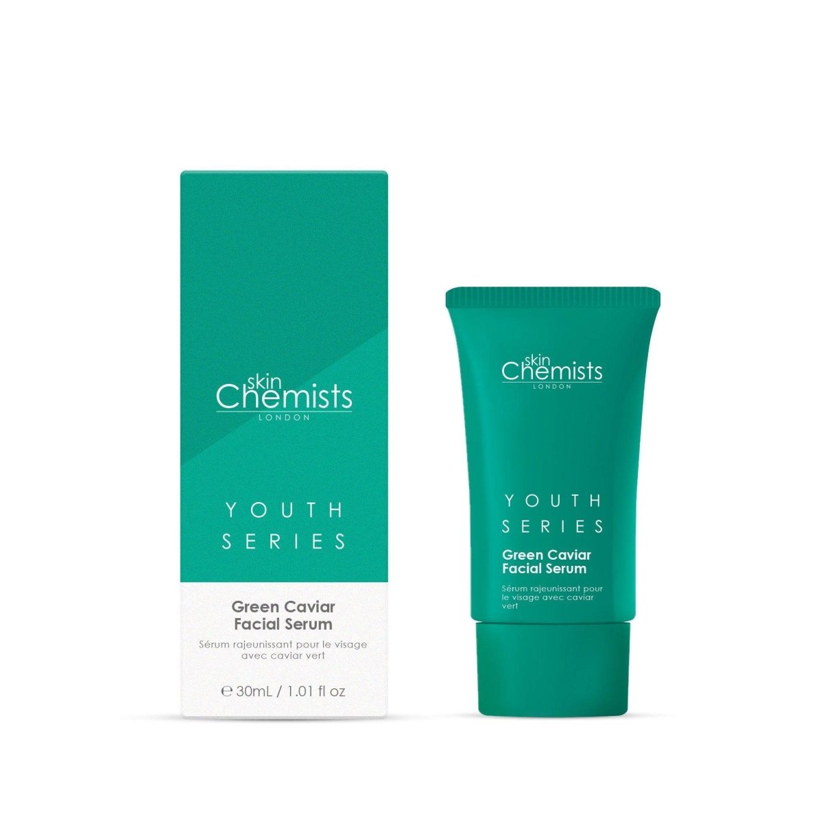SKINCHEMISTS GREEN CAVIAR FACIAL SERUM — Hydration & Elasticity Booster