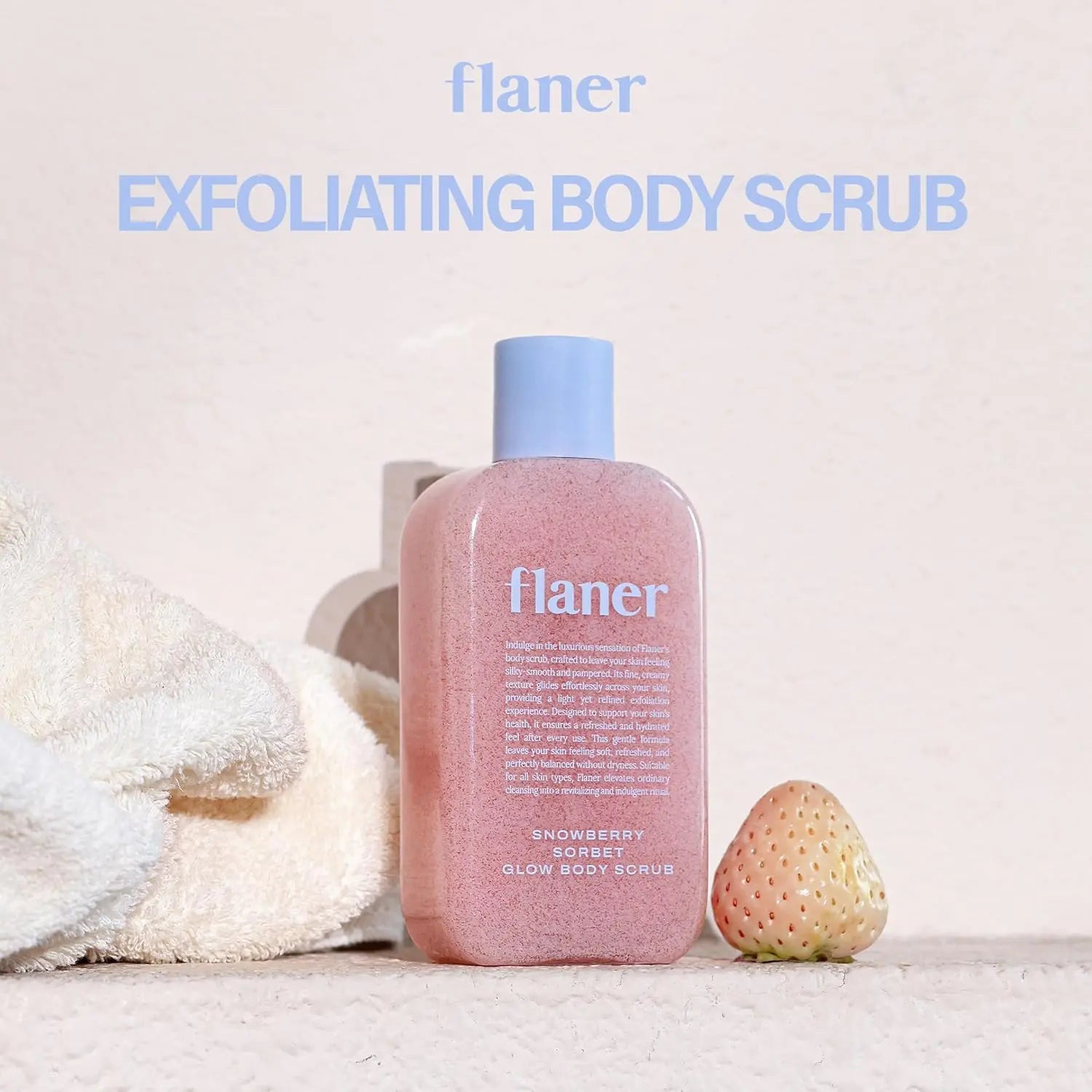 FLANER - Snowberry Sorbet Body Scrub rebeau