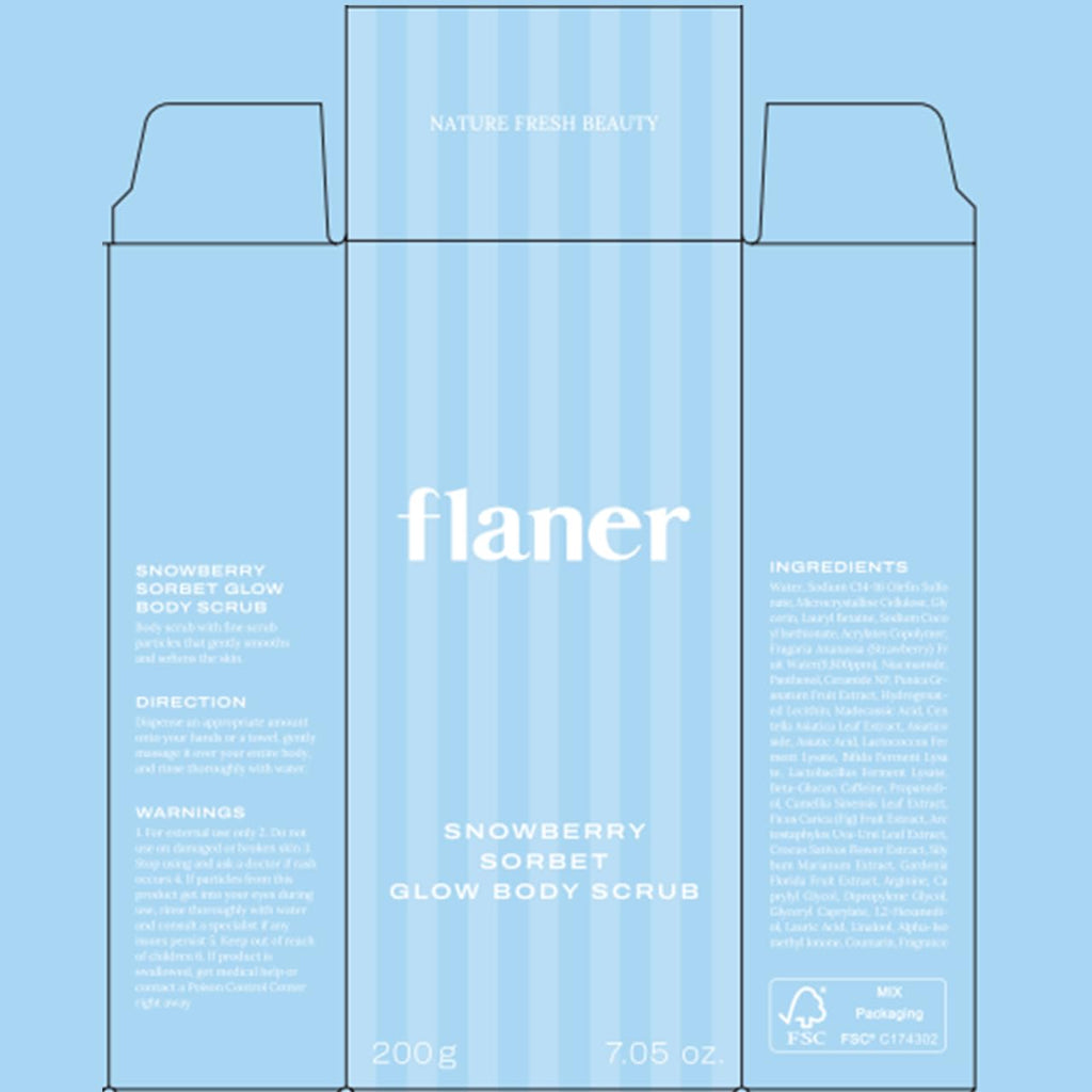 FLANER - Snowberry Sorbet Body Scrub