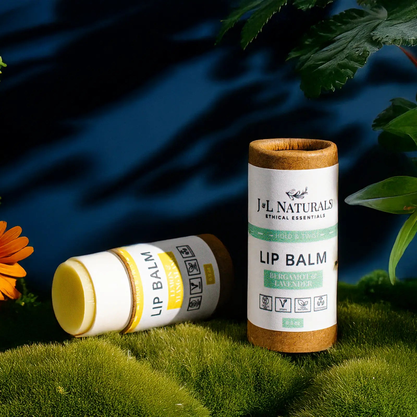 J and L Naturals LIP BALM (DUO) — natural hydration & nourishment J and L Naturals
