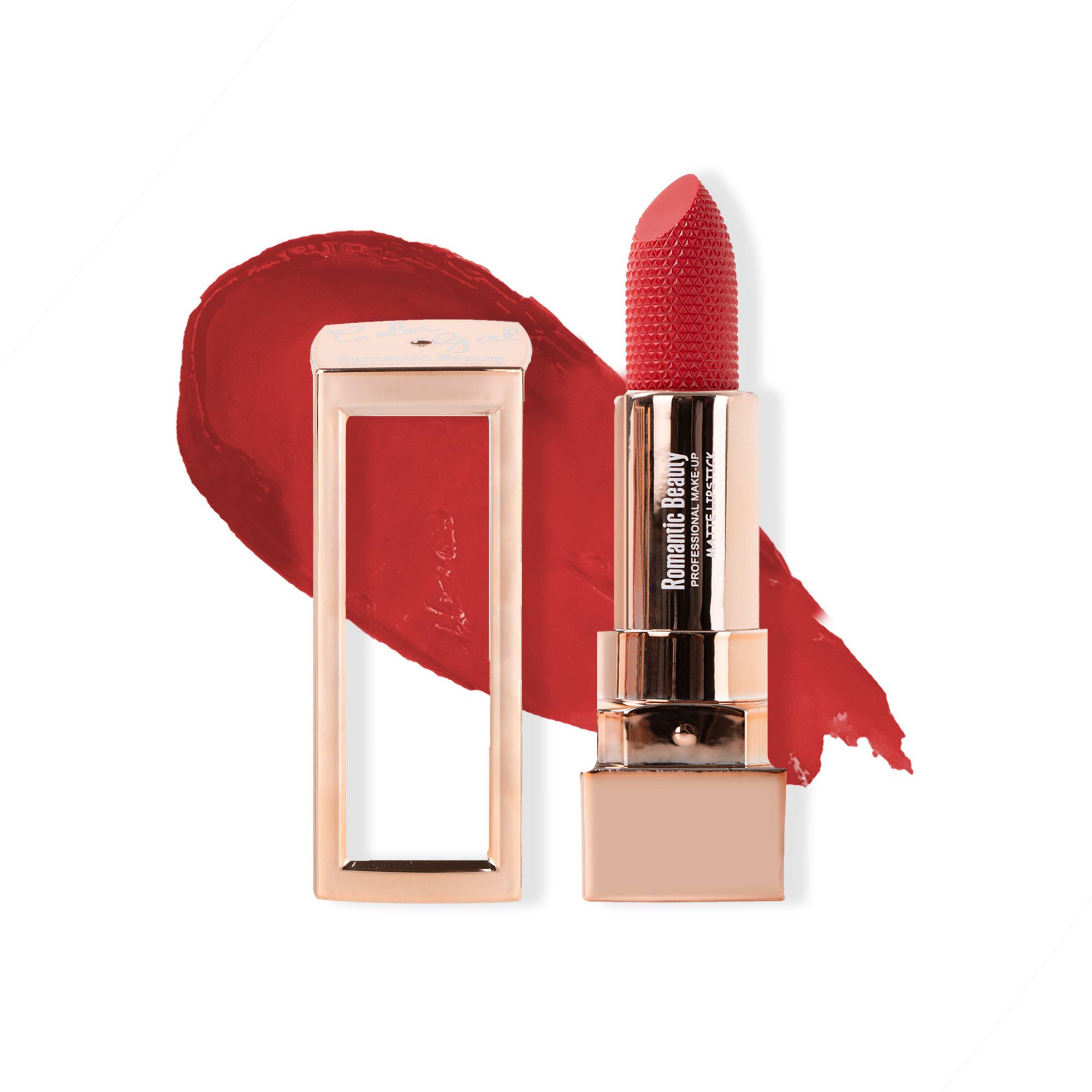 ROMANTIC BEAUTY LUSCIOUS MATTE LIPSTICKS — Red Hydrating, Long-Lasting Matte Finish