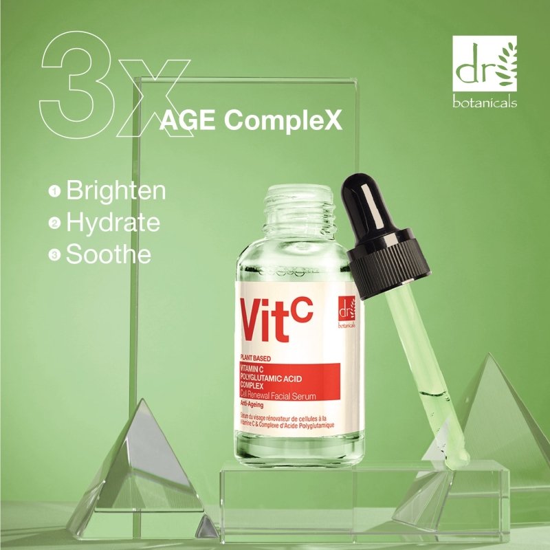 SKINCHEMISTS VITAMIN C &amp; POLYGLUTAMIC ACID BRIGHTENING SERUM — Radiance &amp; Hydration Boost