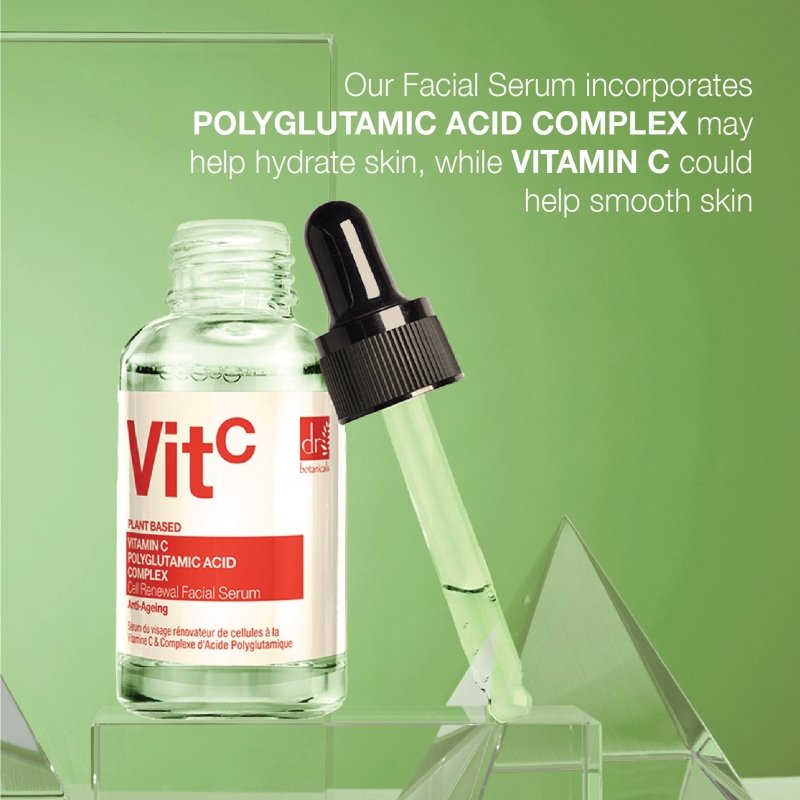 SKINCHEMISTS VITAMIN C &amp; POLYGLUTAMIC ACID BRIGHTENING SERUM — Radiance &amp; Hydration Boost